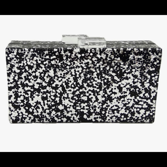 🔥Evil Eye Acrylic Clutch Glitter Purse Evening Bag Crossbody Handbags clutch - Picture 6 of 6